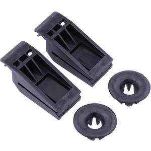 ApplianPar Hood Prop Rod Holder Retainer Clip and Grommet Kit for Honda Accord 2008-2012 Set of 2