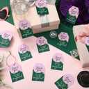 2 x Honoson 100 Pcs Witch Themed Thank You Tags Pink and Green Magical Tags Witch Party Favors Thank You for Making My Day Goodie Gift Bags with Strings for Girls Women