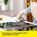 Krcher WV 1 Electric Window Vacuum Squeegee 10" - Perfect for Showers, Mirrors, Glass, and Countertops - Electric Squeegee