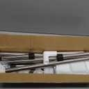 Elevated Raised Outdoor Dog Bed - Cooling Washable Dog Cot with Guardrail, Durable & Breathable Cotton Mesh Pet Hammock Beds with Stainless Steel Pipe Frame for Small Pets (20'' x 20'' x 12'')