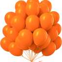 PartyWoo Tangerine Orange Balloons, 50 pcs 12 Inch Dark Orange Balloons, Deep Orange Balloons for Balloon Garland Balloon Arch, Party Decorations, Birthday Decorations, Wedding Decorations, Orange-Y9