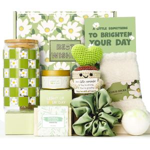 Gift Baskets for Women, Unique Birthday Gifts for Women, Best Friend Inspirational Gifts Spa Gifts Christmas Gift for Woman Ideas Box Set Her Teen Girl Sister Friendship - Brighten up Her Day!