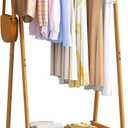 Clothing Rack, Coat Rack Freestanding for Hanging Clothes, Dress up Rack with Storage Basket,Closet Organizer for Hanging Clothes (Tall)