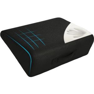 HOMBYS High Density Foam Car Seat Cushions for Short People,Car Booster Seat for Short Drivers,Ultra Thick Adult Booster Seat for Car Driving,Wedge Seat Cushion 6" Thickness,Black Mesh Cover