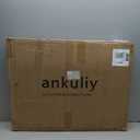 Top Entry Cat Litter Box,Tall Enclosed Enclosure Furniture with Stairs for Cats,Wooden Washroom with Filter for Kitty,Best Hidden,Dog Free, Odor Hiding Cabinet, 21.7 x16.1 x 28.7(White)