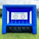 Inflatable Archery Range Floating Ball Shooting Archery Target Interactive Sport Games with 1 Longbow + 6 EVA Arrows+8 Hover Balls, Air Blower, for Indoors and Outdoors use