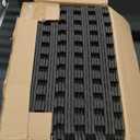 ProsourceFit Puzzle Exercise Mat  in, EVA Interlocking Foam Floor Tiles for Home Gym, Mat for Home Workout Equipment, Floor Padding for Kids, Black, 24 in x 24 in x  in, 144 Sq Ft - 36 Tiles