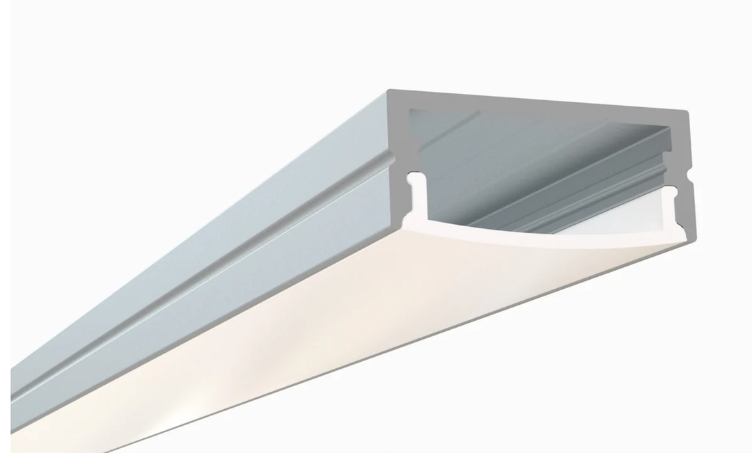 Slim Surface Mount LED Tape Light Channel, 6pcs 39,5in