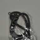 Cell Phone Lanyard Strap Crossbody with 2pcs Phone Tether Pads, Black