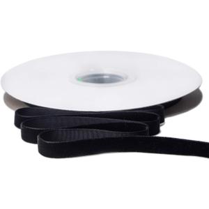 Ribbli Polyester Black Velvet Ribbon,3/8 Inch,10-Yard Spool,Use for Choker,Gift Wrapping,Floral Bouquets, Boutonnieres