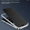 Compatible for iPhone 17 Air Privacy Screen Protector 6.5 inch, Anti Spy Anti Blue Light HD Tempered Glass Screen Protector Easy Installation, Case Friendly, 2 Pack Black