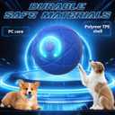 2025 New Shaky Ball Toy for Dogs, Vibrating Dog Ball,Shaking Dog Ball, Interactive Dog Ball,USB Rechargeable Automatic Moving Dog Toy Ball,for Small Medium Large Dogs(2PCS-A) (A)