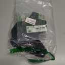 2 Clips Men's Suspenders X-Back Clip-On Elastic Braces for Formal and Casual Wear (Black)