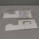 2 Pack White Plastic Parts