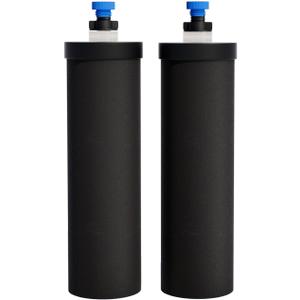 Black Purification Elements, Replacement for ProOne and Berkey Big+ Gravity Water Filters System, NSF/ANSI 42&372 Certified Replacement Filter Elements, 0.01 Micron Filtration (2 Pack)
