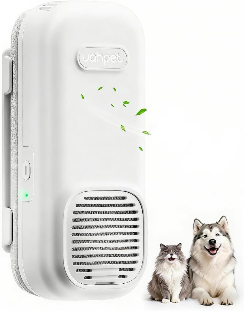 uahpet Cat Litter Deodorizer, No Ozone Air Purifier Plug in, Nano-Tech Cat Odor Eliminator for Litter Box, Filterless Odor Remover with 5ft Cord, Safe & Quiet Air Freshener for Pet Homes (1 Count (Pack of 1))
