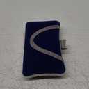 Velvet Evening Bag for Women Rhinestone Clutch Bag Sparkly Handbag (Blue)