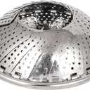 Qtqgoitem Metal 3 Legs Folding Steam Food Dish Steamer Basket Fruit Plate (model: 5e2 b95 45e 8fd 35f)