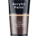 Artecho Acrylic Paint, Burnt Umber Paint (120ml / 4.05oz) Tubes, Art Craft Paints for Canvas, Rock, Stone, Wood, Fabric, Art Supplies