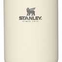 STANLEY IceFlow Flip Straw Tumbler with Handle 30 oz | Twist On Lid and Flip Up Straw | Leak Resistant Water Bottle | Insulated Stainless Steel |BPA-Free | Cream