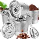 4 Pack Reusable K Cups Coffee Pods for Keurig 1.0: Stainless Steel Reusable Coffee Pods for Keurig Coffee Pods Reusable, BPA-Free, SUS 304, Scoop, Heat Resistant Handles