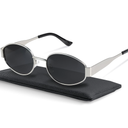 livho 2025 Trendy Oval Sunglasses - Stylish Polarized Shades for Everyday - Retro Metal Frames