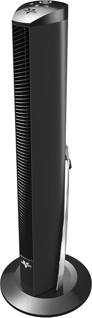 Vornado OSCR37 Oscillating Tower Fan and Air Circulator with Remote, Smooth Oscillation, Timer and Touch Controls, 37-Inch,Black