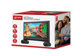 GPX 10' Viewing Area Portable Inflatable Projector Screen, PJSO1404