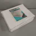 RUVANTI Full Size Sheets Set, Brushed Microfiber Sheets 4 Pieces (1 Fitted Sheet, 1 Flat Sheet, 2 Pillowcases), with 15-inch Deep Pockets, Lightweight & Compfy Premium Hotel Bedding, White