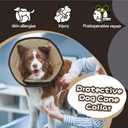 Dog Cone Collar Soft Cone for Medium Dogs After Surgery Adjustable Elizabethan Collar for Dogs to Stop Licking Wounds, Biting Stitches Professional Pet Recovery Cones E-Collar for Dog