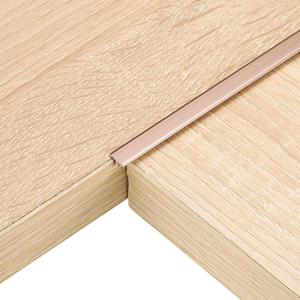 uxcell 6Pcs 2.9ft x 0.31" T Molding Floor Transition Strips, Aluminium Alloy Vinyl Flooring Gap Trim for Joining Laminate Planks Tiles Floor Gaps, Rose Gold
