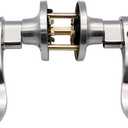 Modern Metal Door Lever Reversible Handle Easy Install Smooth for Interior/Exterior Homes Modern Door Handle for Home (Silver)