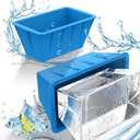 Extra Large Ice Cube Molds 2Pack 16LB Silicone Large Ice Cube Molds for Cold Plunge Tub,Reusable Ice Cube Trays for Freezer,Ice Block Molds for Home Ice Bath,Cold Plunge Accessories,Ice Bath Chiller