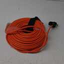 RV 30 Amp to 110 Adapter Extension Cord 200 FT, NEMA TT-30P to NEMA 5-15R Heavy Duty Outdoor RV Electrical Adapter with Grip Handle, 12AWG 15Amp 125V 1875W, Black-Orange, ETL Listed (200FT)