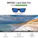 Mryok Replacement Lenses for Bose Rondo S/M - Options (Anti-seawater Corrosion Polarized - Pacific Blue)