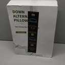 Sasttie Pillows Queen Size Set of 2, Bed Pillows for Side, Back, and Stomach Sleepers - Oeko-Tex Certified Down Alternative Plump Filling - Hotel Quality and Machine Washable, 20x30 Inches, 2 Pack