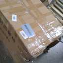 Benjara Nick Dining Chair Set of 2, Faux Leather, Foam Cushions, Silver Frame, White and Chrome