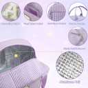 YOOLIFE Lunchbox Bag for Woman - Small Lunch Bags for Girls School, Portable Lunchbox for Work Picnic Travel | Initial Purple Insulated Lunch Bags for Women Wife Mom Daughter Women Gifts (Purple H)