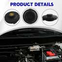 Brake Fluid Cap, Brake Fluid Reservoir Cap, Master Cylinder Tank Fluid Reservoir Cover Compatible with Honda Accord Fit EV Hybrid, Replaces OEM# 46662-SLE-J01, 46662-SDC-A02, 46662-S8A-003