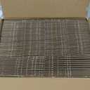 HORLIMER 40 Pack 5x5x5 Shipping Boxes, White Corrugated Cardboard Box for Mailing, Packaging, Small Business