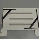 Black White Small Mini Projector Shelf for Wall, Cable Box / Router Shelf,Floating Projector Mount, Holder Stand Accessories