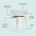 4moms MamaRoo Sleep Bassinet, Supports Baby's Sleep with Adjustable Features - 5 Motions, 5 Speeds, 4 Soothing Sounds and 2 Heights