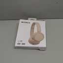 Sony WH-CH520 Wireless Headphones Bluetooth On-Ear Headset with Microphone and up to 50 Hours Battery Life with Quick Charging, Cappuccino