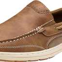Vostey Men's Loafers & Slip-ons Casual Lightweight Boat Shoes Men (13, 3036a-darkbrown)