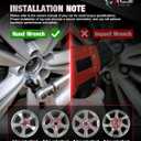 MZS M14x1.5 Lug Nuts, 21mm Hex Closed End Acorn Seat Wheel Nut for 2015+ F150 Expedition Navigator / 2022+ Bronco Factory Wheels, One-Piece Design, Replace OEM ACPZ-1012-B 611-008, Chrome, 24Pcs