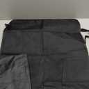 2 Pack Kick Mat Backseat Protector,Back Seat Cover for Kids,Car Seat Back Protectors with 2 Pocket Storage Organizer for Car, SUV, Minivan or Truck Seats (Black)