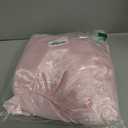 BEDELITE Satin Fitted Sheet and Pillowcases Set, Luxury Soft Similar to Silk Bottom Bedsheet with Elastic Corner Straps, Deep Pocket up to 15 Inch, 1 Fitted Sheet and 2 Pillowcases(Full, Pink)