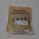 SHAPERX Shapewear for Women Tummy Control Open Bust Thigh Slimmer Body Shaper (Medium, Black-(underbust))