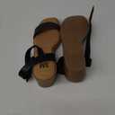 Womens Black Sandals SM New York Size 8