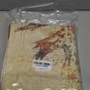 Fall Pillow Covers - 18x18, Rustic Maple Leaves Harvest Linen Throw Pillow Covers Set of 4, Farmhouse Autumn Thanksgiving Gifts for Home Room Bedroom